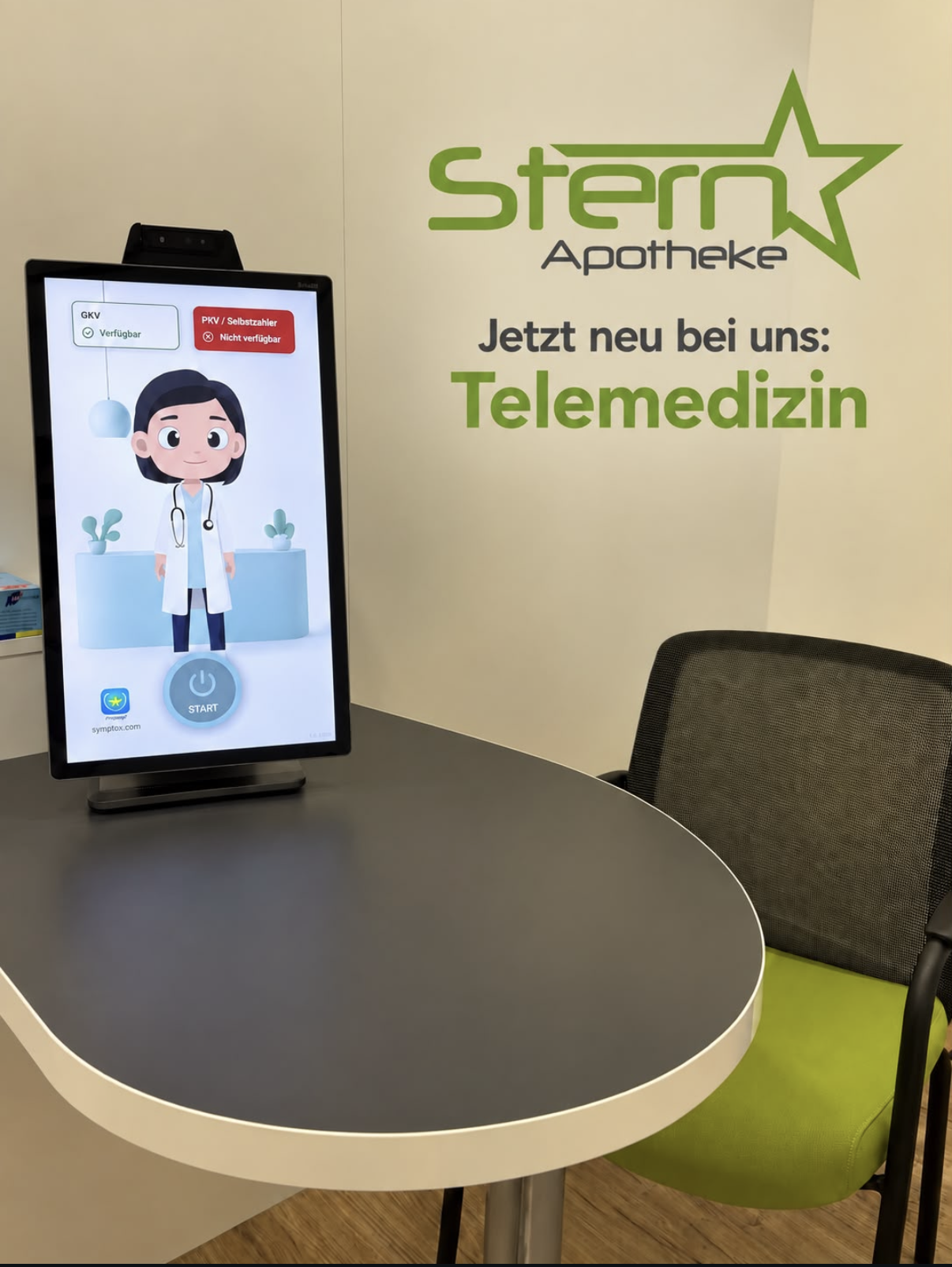 Neu bei uns: Telemedizin in der Stern Apotheke